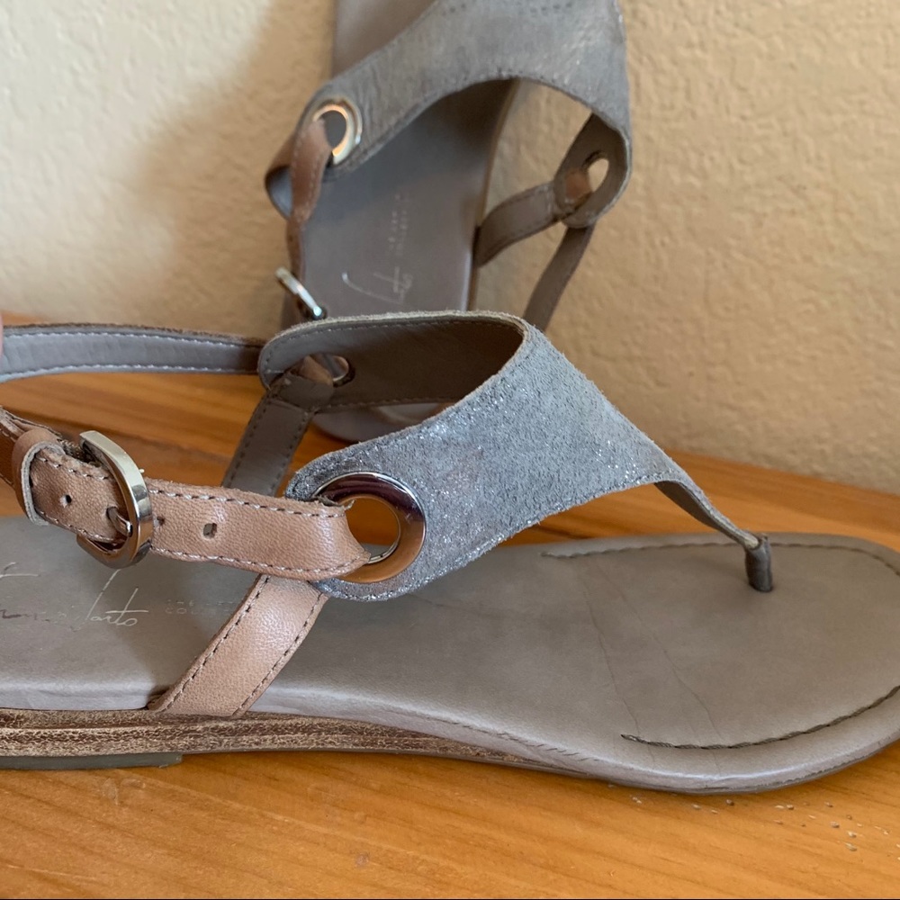Franco Sarto Silver Metallic Sandal